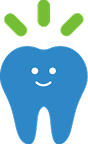笑顔の歯のアイコン